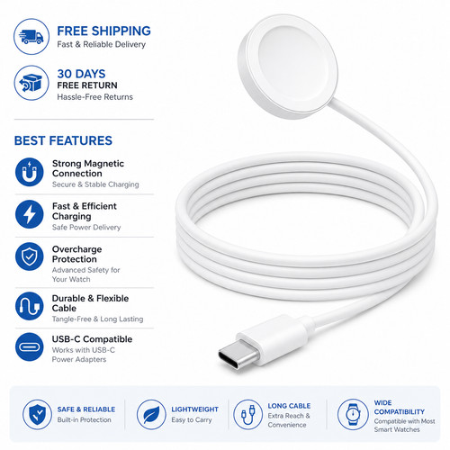 Magnetic charger for - magnetic, apple