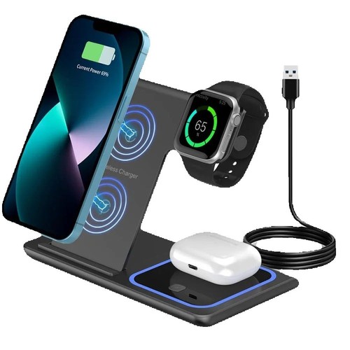3in1 fast wireless charger - 3in1,