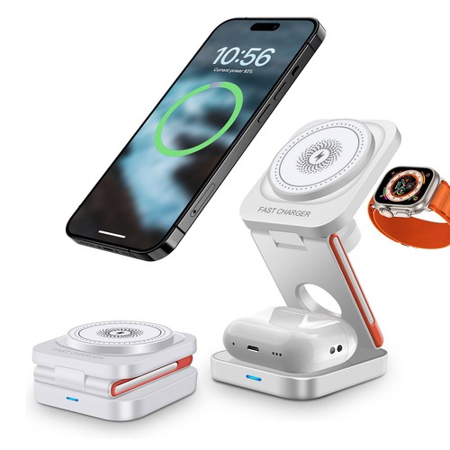 Wireless charger dock 3in1 - charger,